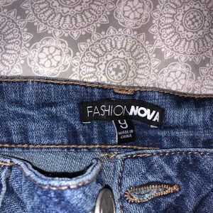 Too big. Size 9 flare jeans never worn